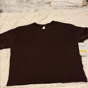 Zella Dark Brown Tee